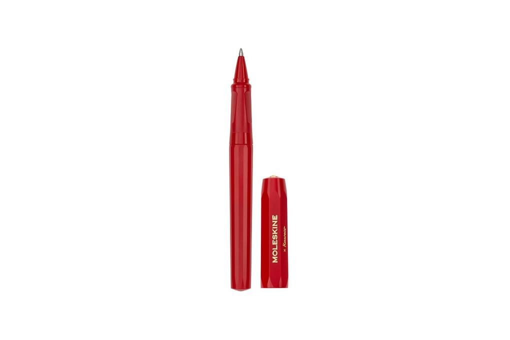 Moleskine Kaweco Ballpoint Pen Red Medium Point (0.7 MM) Blue Ink