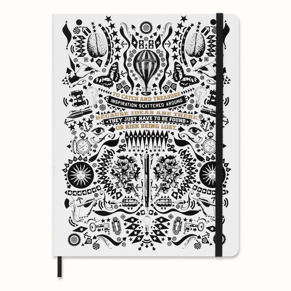 Moleskine Limited Edition Notebook Petrantoni Extra Large Ruled Hard Cover (7.5 x 10)