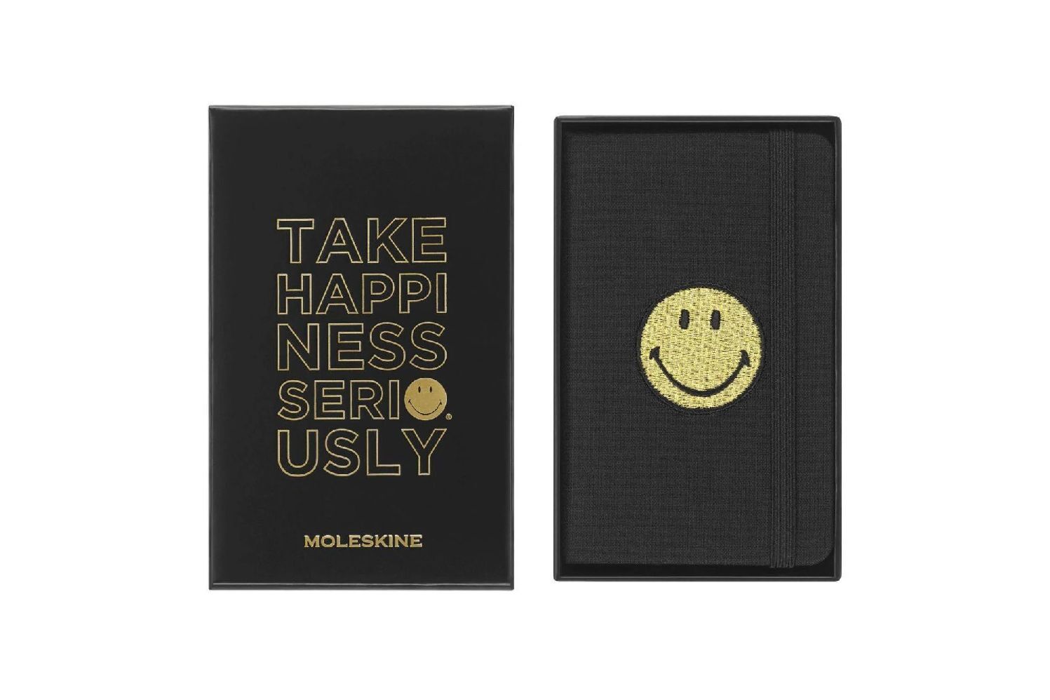 Moleskine Limited Edition Notebook Smiley Extra Small Plain Hard Cover (2.5 x 4)