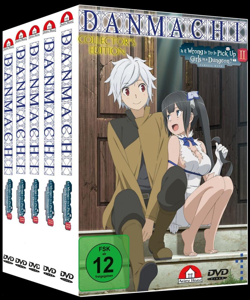 DanMachi - Staffel 2 - Gesamtausgabe - Bundle - Vol.1-4 inkl. OVA - DVD