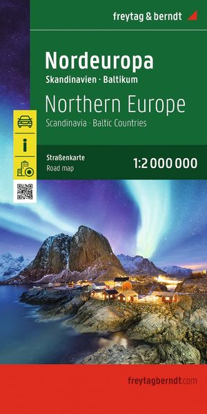 Nordeuropa Straßenkarte 1:2.000.000 freytag & berndt