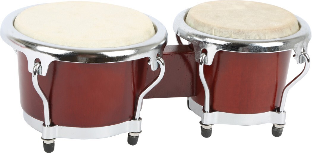 Image of Small foot 1762 - Kindertrommel Bongos Kinder-Musikinstrument Holz 28x15x13cm