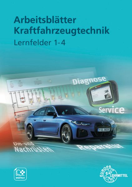 Europa Lehrmittel Verlag Arbeitsblätter Kraftfahrzeugtechnik Lernfelder 1-4