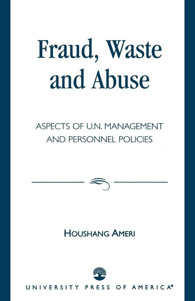 Fraud Waste and Abuse