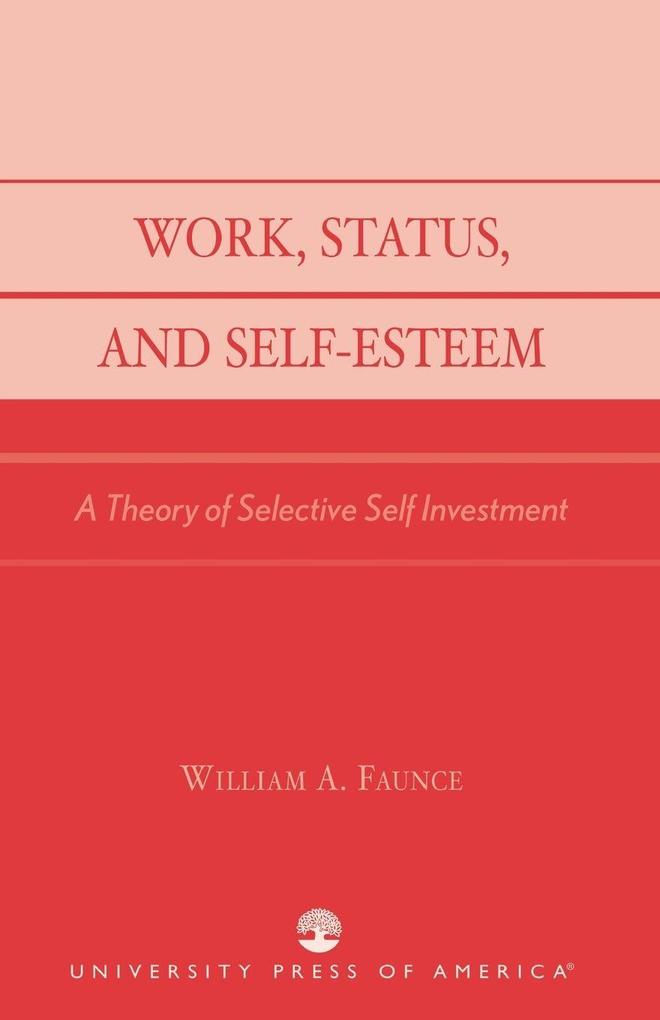 Work Status and Self-Esteem