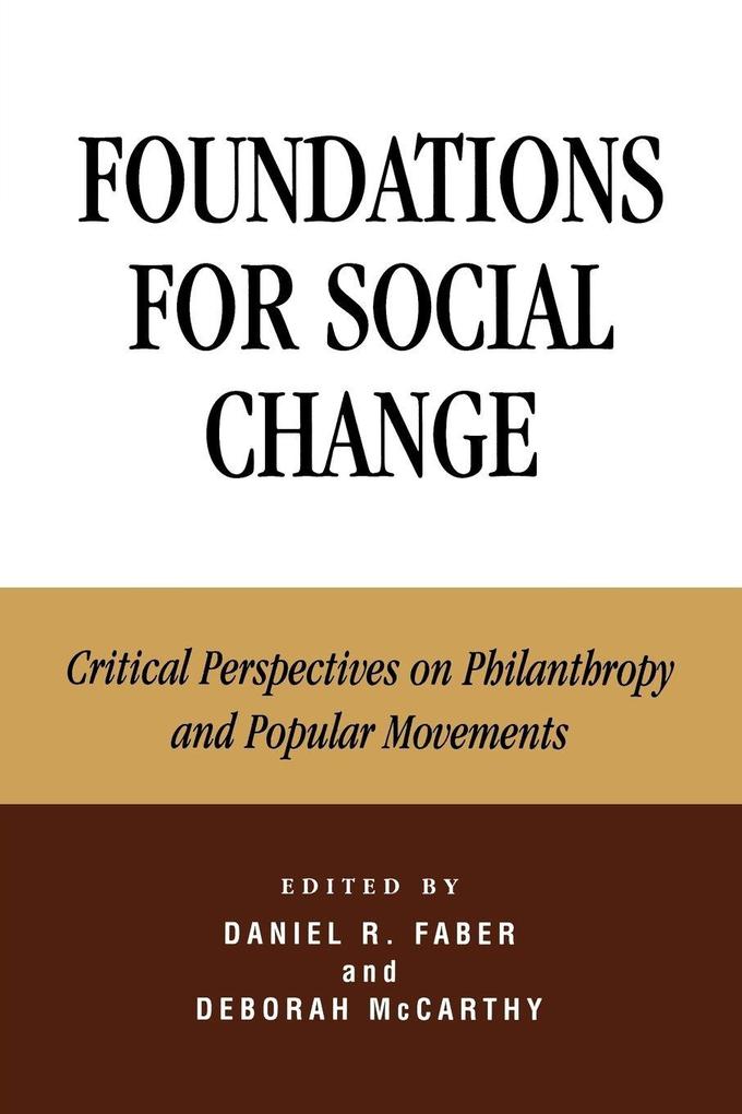 Foundations for Social Change