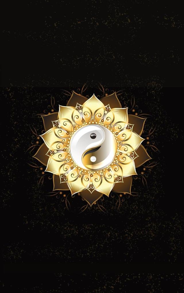 Image of Glowing Golden Ring Yang-Yang Lotus Flower | Diary Journal and/or Notebook