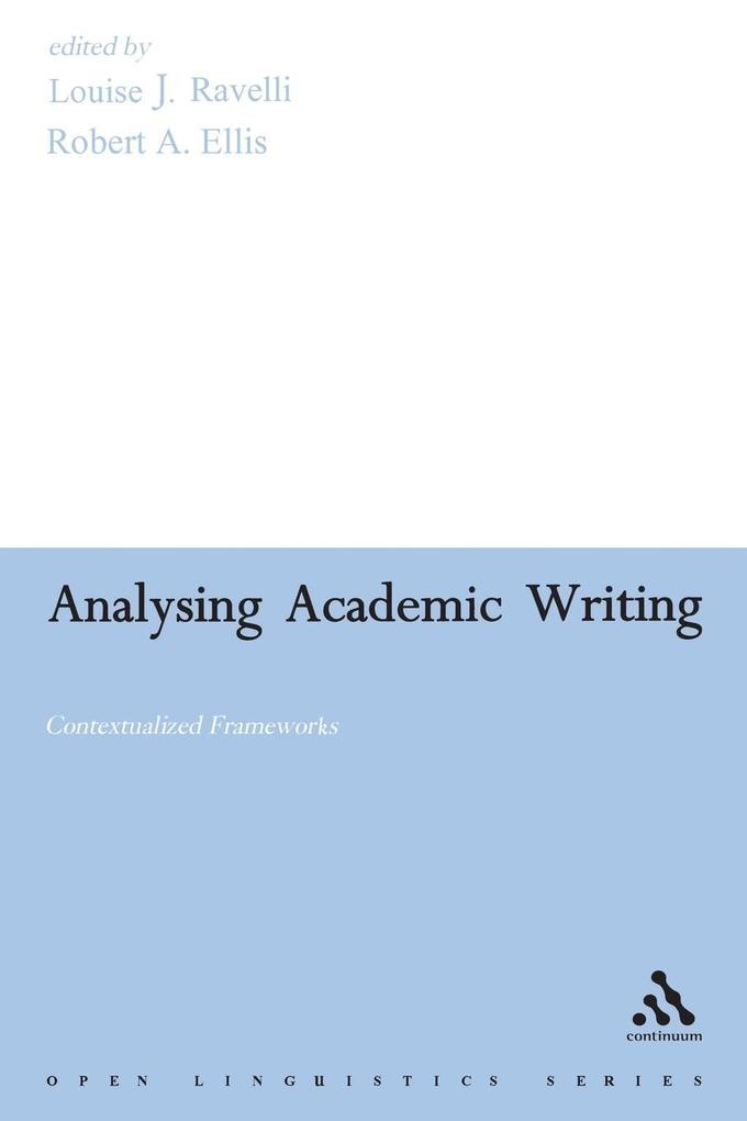 Analysing Academic Writing