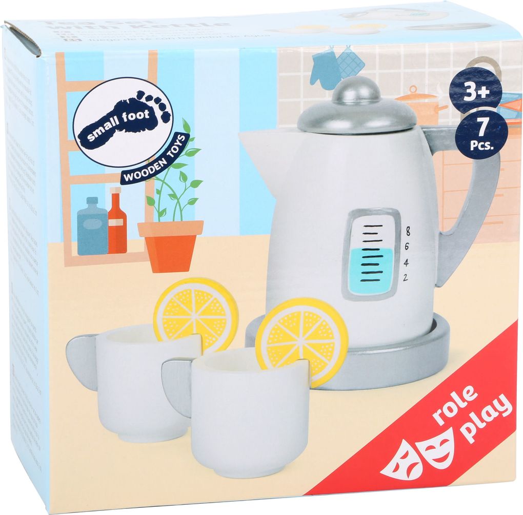 Image of Legler 11115 Tee-Set mit Wasserkocher für Kinderküche Holz