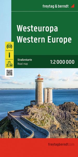 Freytag + Berndt Freytag & Berndt Straßenkarte Westeuropa 1, 2 Mio.