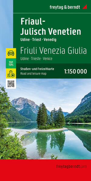 Friaul-Julisch Venetien Straßen- und Freizeitkarte 1:150.000 freytag & berndt