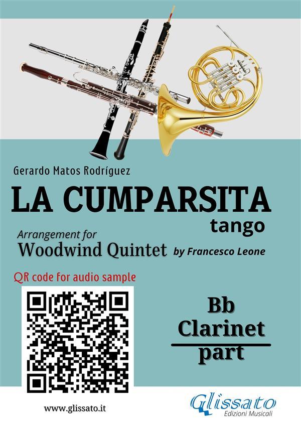 Bb Clarinet part La Cumparsita tango for Woodwind Quintet