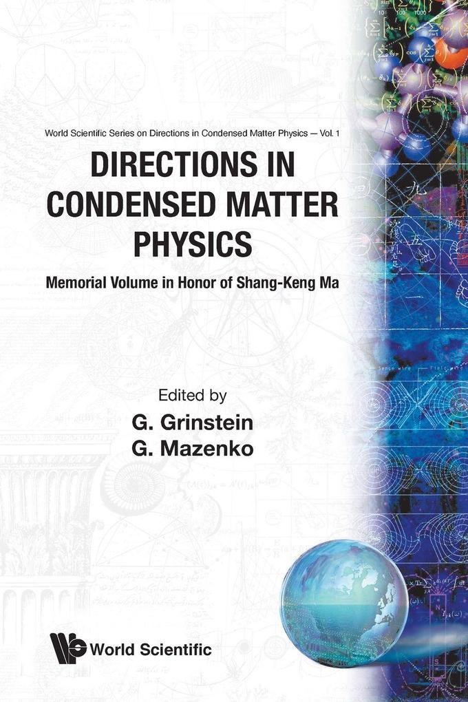 DIRECTIONS IN CONDENSED MATTER PHYS (V1)