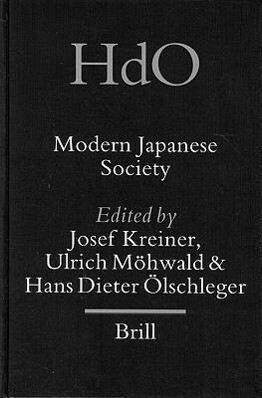 Handbook of Oriental Studies. Section 5 Japan Modern Japanese Society