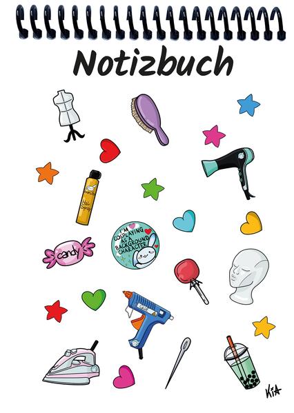 A 4 Notizblock Manga Items weiß kariert