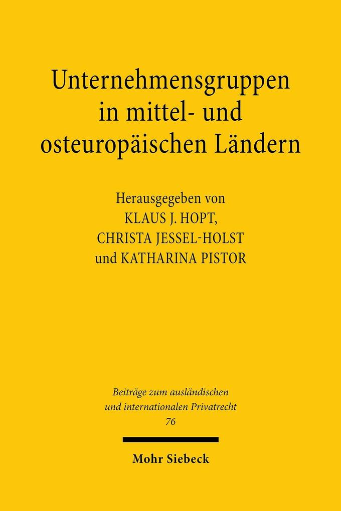 Unternehmensgruppen in mittel- und osteuropäischen Ländern