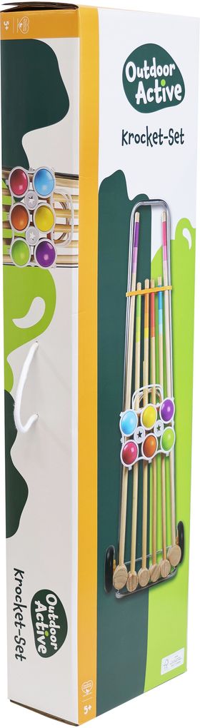 Outdoor active Krocketwagen für 6 Spieler Länge 92 cm