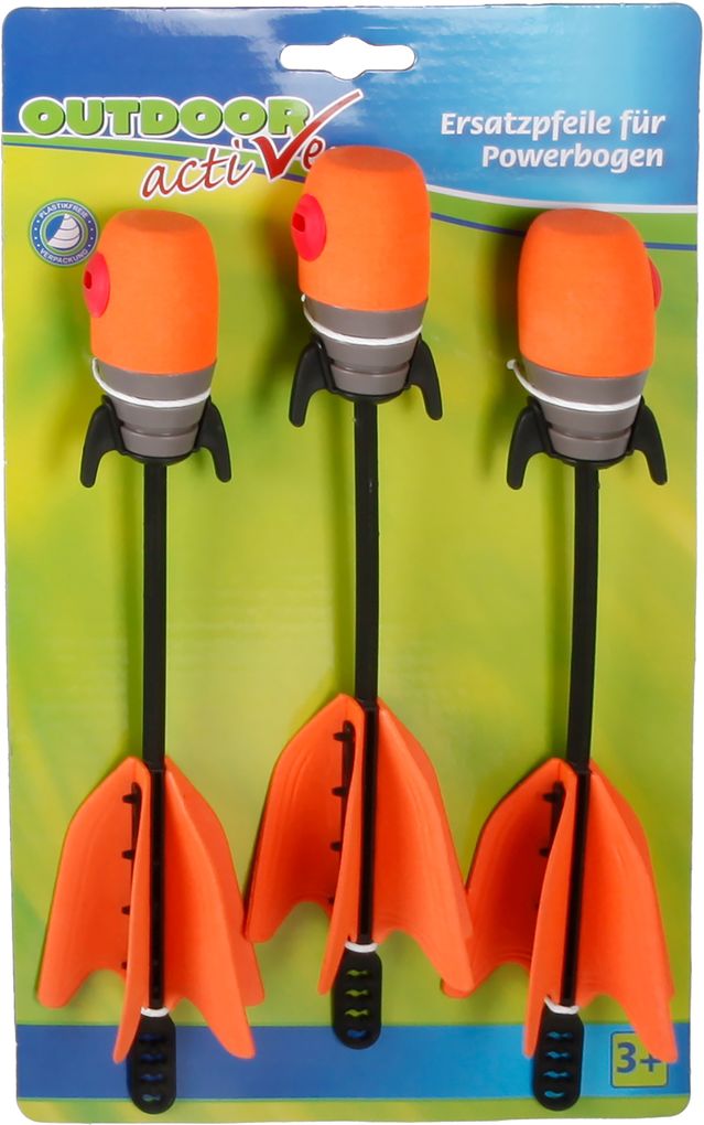 Outdoor active Ersatzpfeile für Powerbogen 3 Stück