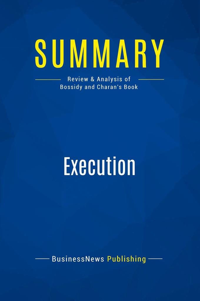 Summary: Execution