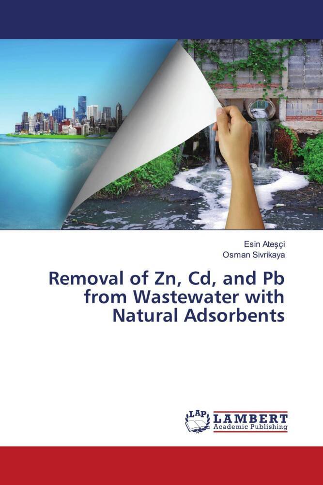 Removal of Zn Cd and Pb from Wastewater with Natural Adsorbents