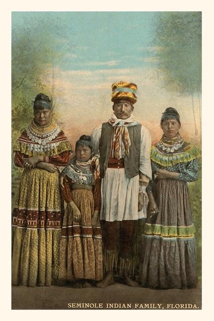 Vintage Journal Seminole Indian Family Florida