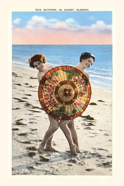 Vintage Journal Women Behind Parasol Florida