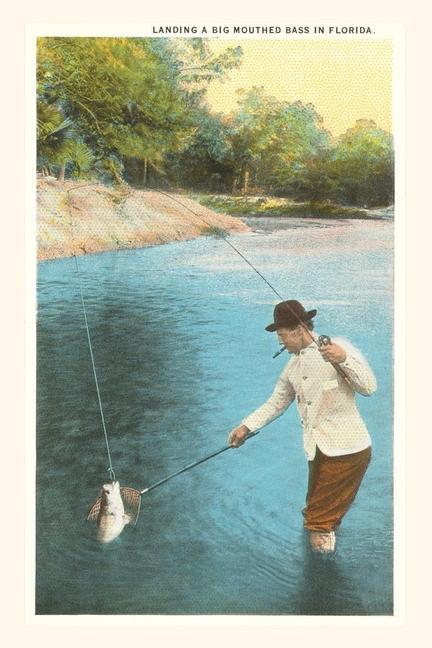 Vintage Journal Landing a Fish Florida
