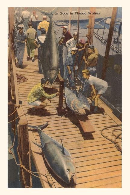Vintage Journal Fish on Dock Florida