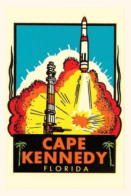 Vintage Journal Rocket Cape Kennedy Florida Graphics