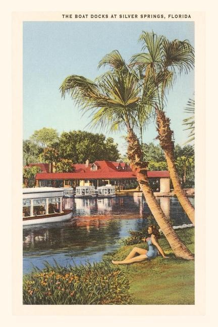 Vintage Journal Boat Docks Silver Springs Florida