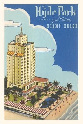 Vintage Journal Hyde Park Hotel Miami Beach
