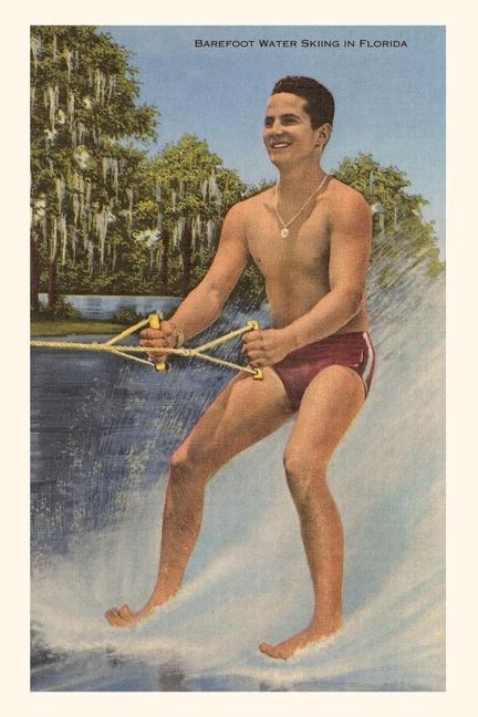 Vintage Journal Barefoot Water Skier Florida