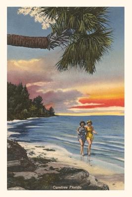 Vintage Journal Carefree Florida Women on Beach