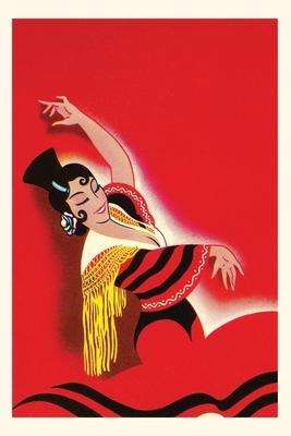 Vintage Journal Flamenco Dancer Poster