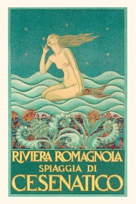 Vintage Journal Art Deco Listening Mermaid