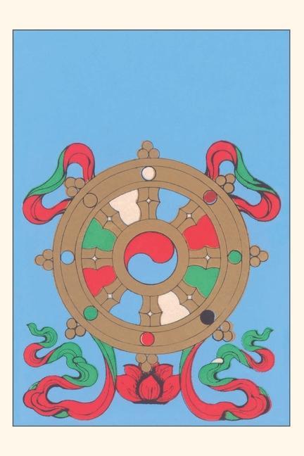 Vintage Journal Yin Yang Dharma Wheel