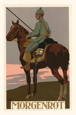 Vintage Journal German War Poster Morgenrot
