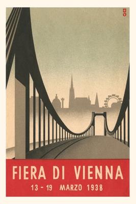 Vintage Journal Poster for Vienna Fair Austria