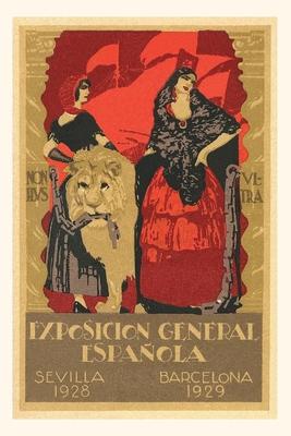 Vintage Journal Spanish Fair Poster