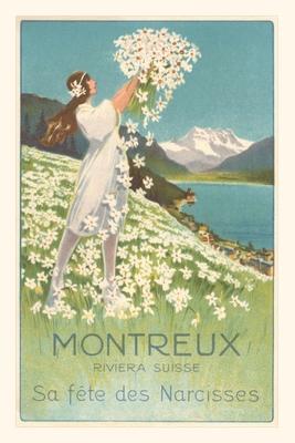 Vintage Journal Swiss Narcissus Festival Poster