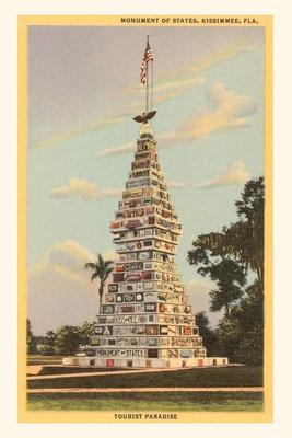 Vintage Journal Monument of States Kissimmee Florida