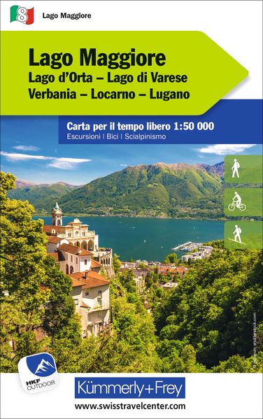Kümmerly+Frey Outdoorkarte Lago Maggiore 1:50.000