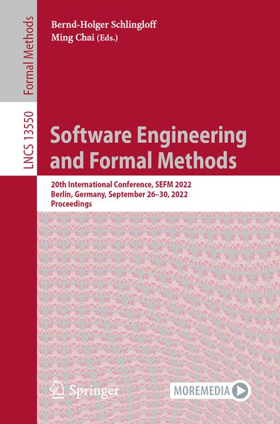 Software Engineering and Formal Methods