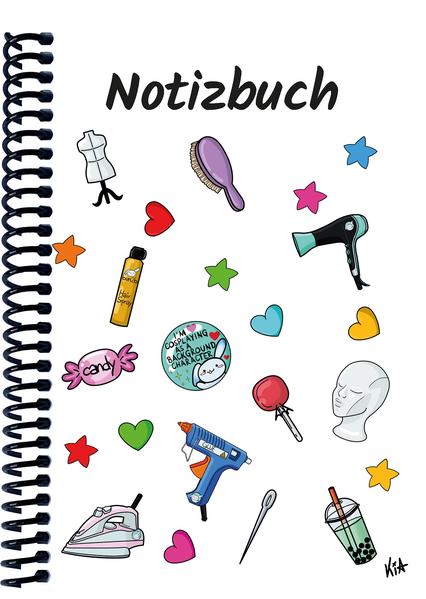 A 4 Notizbuch Manga Items weiß blanko