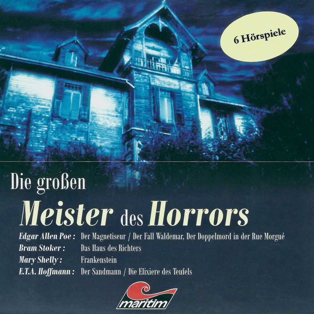 Die großen Meister des Horrors 6 Hörspiele