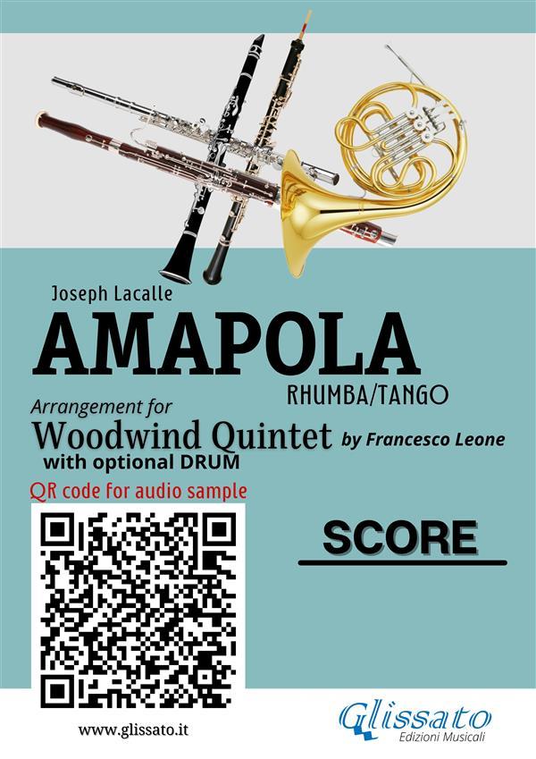 Woodwind Quintet Score of Amapola