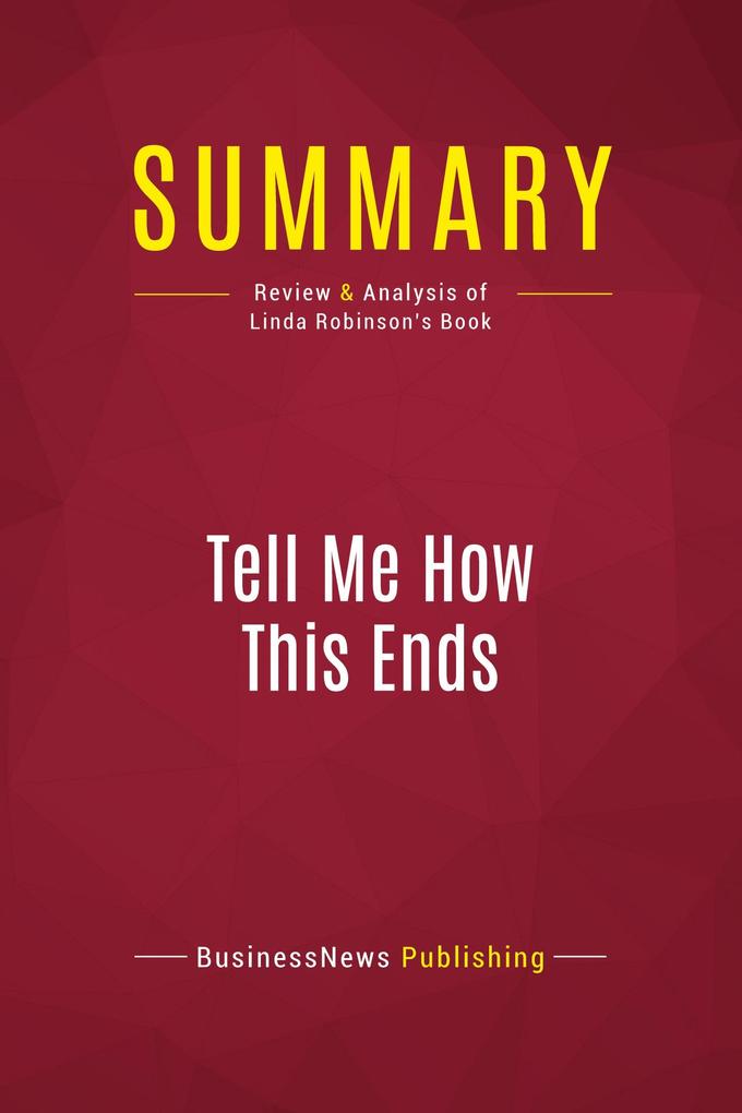 Summary: Tell Me How This Ends