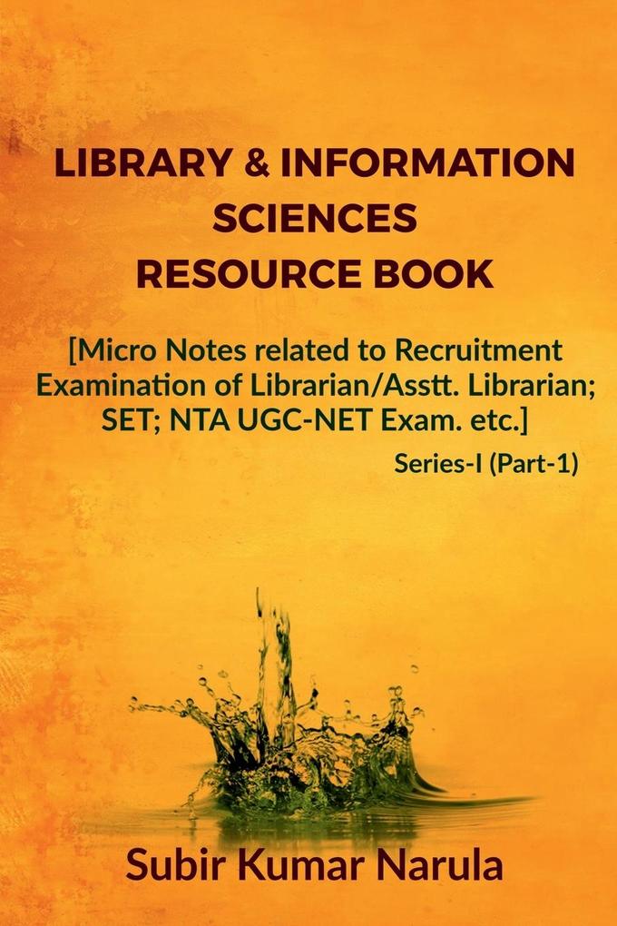 Library & Information Sciences Resource Book