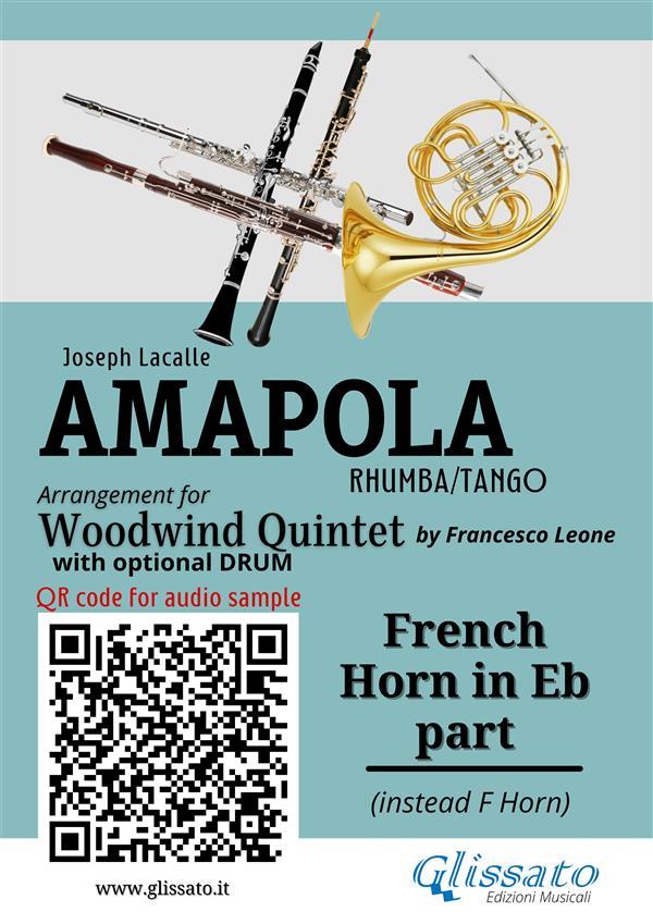 French Horn in Eb part of Amapola for Woodwind Quintet