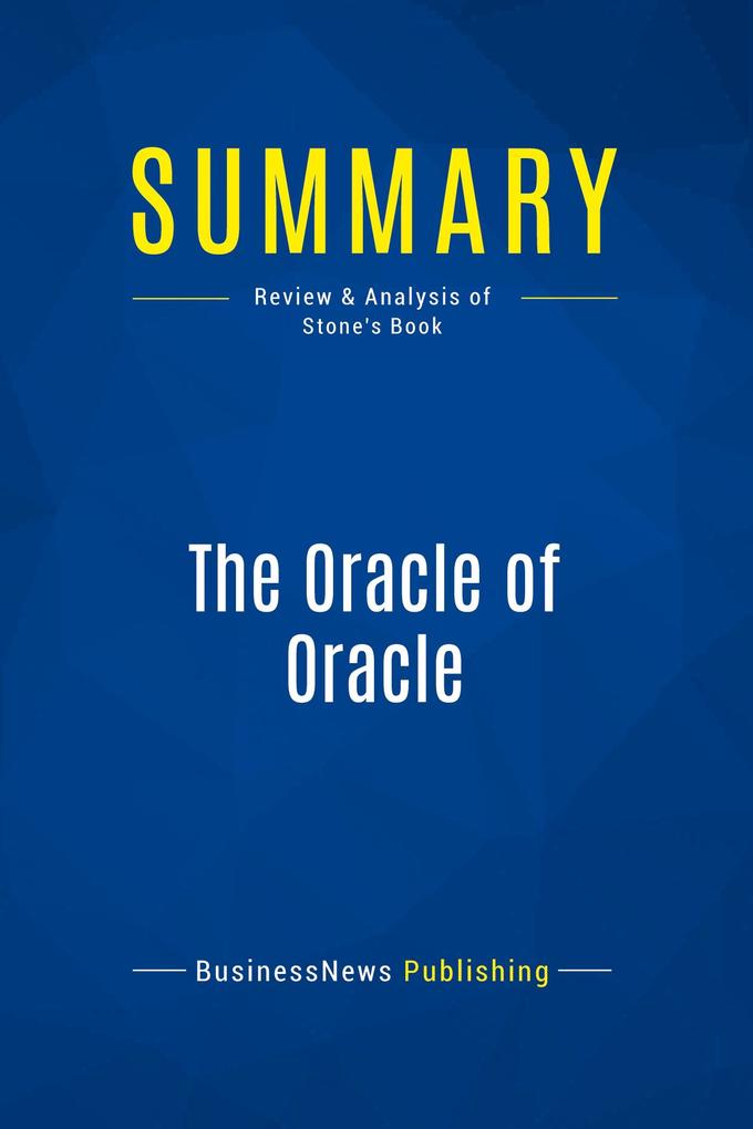 Summary: The Oracle of Oracle